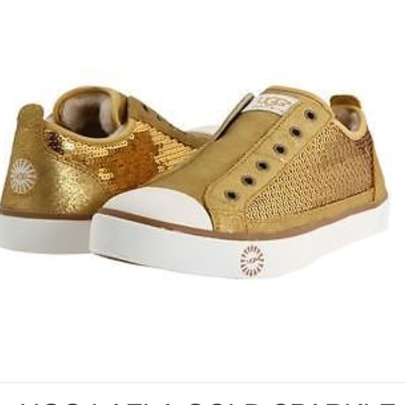 gold sequin sneakers womens